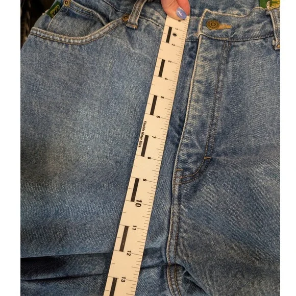 Cabelas Fleece Lined Jeans Mens 36 X-Long Blue Denim Insulated Work Pants - Picture 10 of 13